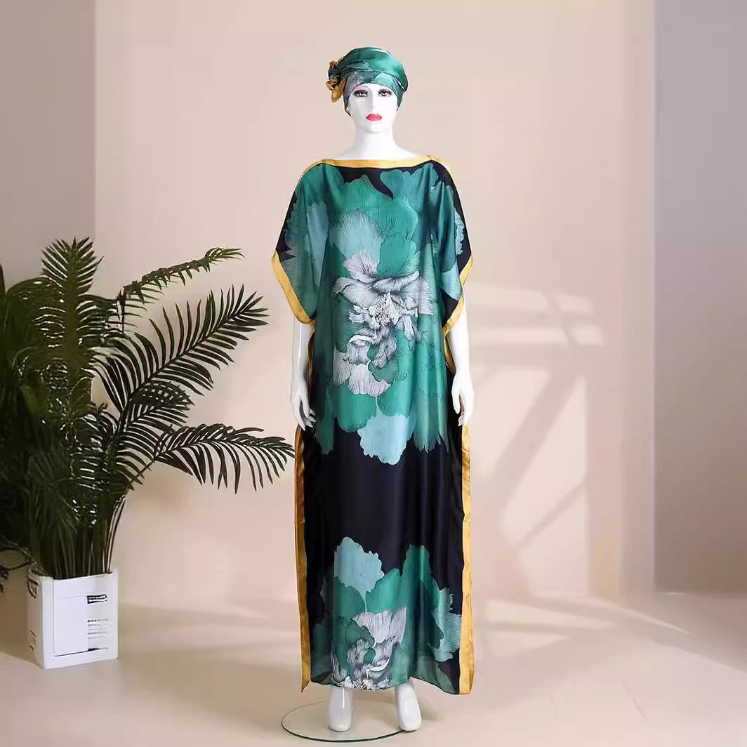 Wholesale 2024 New Women African Dresses For Dinner Women Traditional Clothing Summer Casual Dress rube