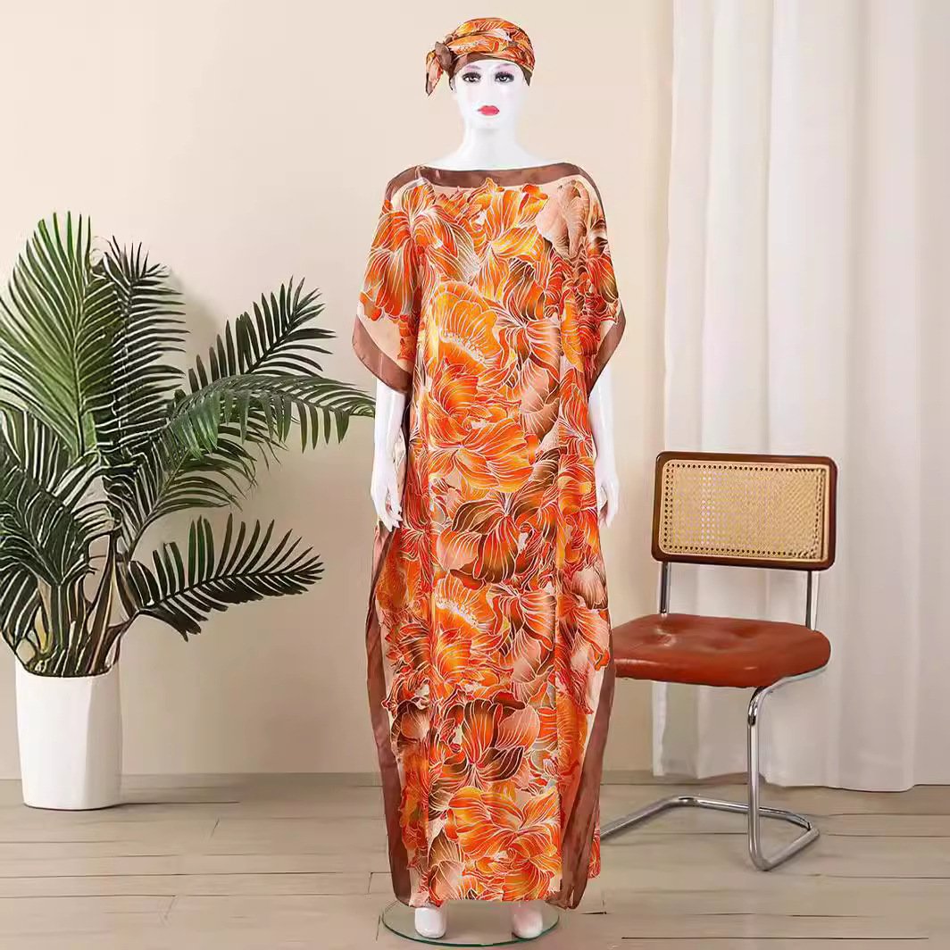 Wholesale 2024 New Women African Dresses For Dinner Women Traditional Clothing Summer Casual Dress rube