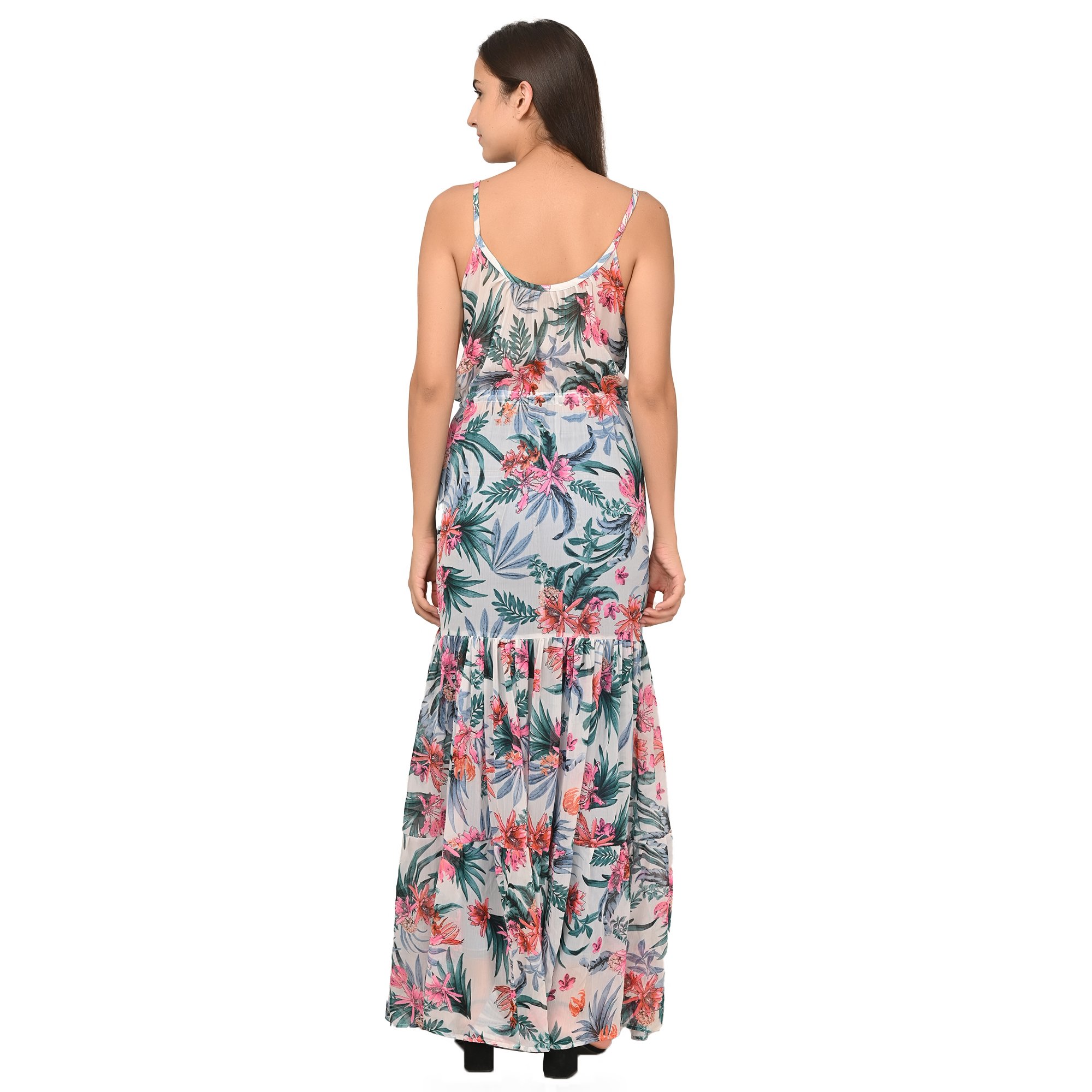 Floral Printed Long Beachwear dresses for casual dresses and beachwear manufacturer and supplier from india