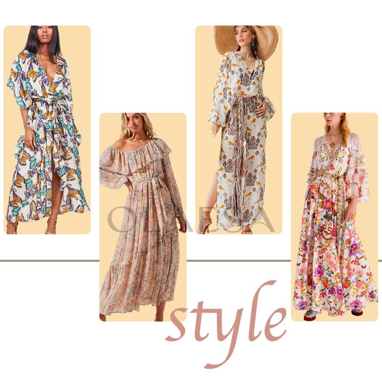 Hawaiian High Quality Fashion Ladies Summer Dress Brands Manufacturer Custom Casual Women Holiday Dresses For Women