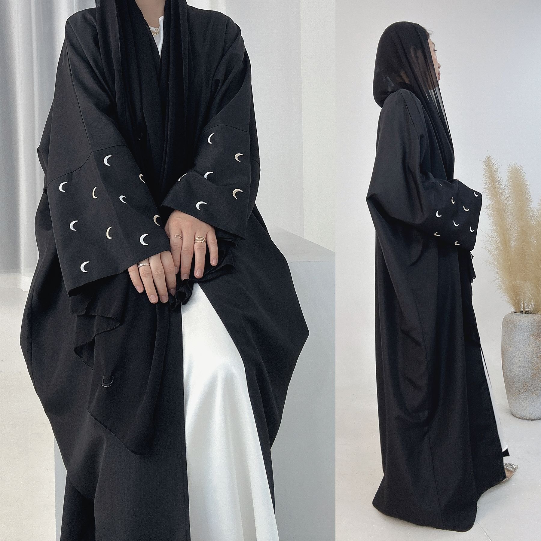 2024 wholesale islamic clothing women new design embroidered dubai abaya women muslim dress