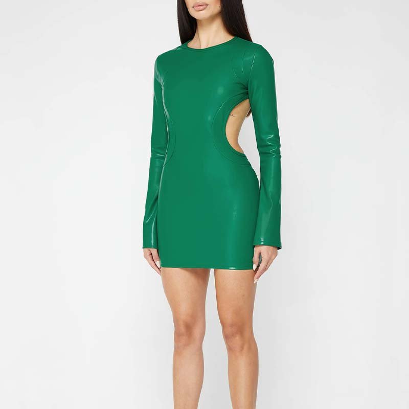 Wholesale Women Birthday Custom Sheath Sleeveless Long Sleeves Casual Fashion Sexy Party Bodycon Embellished Asymmetric Dress