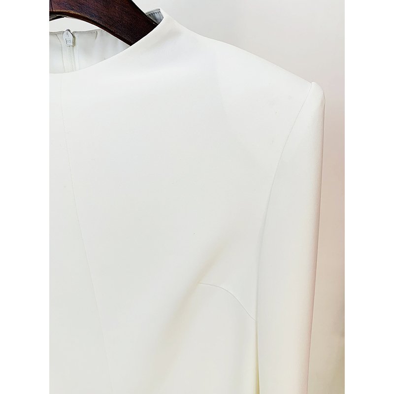 HIGH QUALITY Newest 2023 Designer Fashion Stylish Party Wear Women's Large Ruffles Flare Sleeve Dress