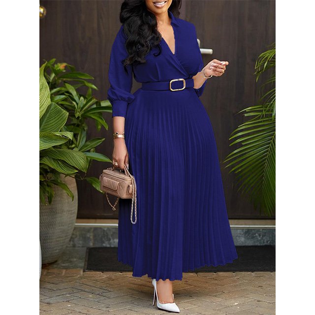 Summer High Quality Comfortable Dress Beach Breathable Pleated Skirt Fashion Sexy Plus Size Tight Women's Dress