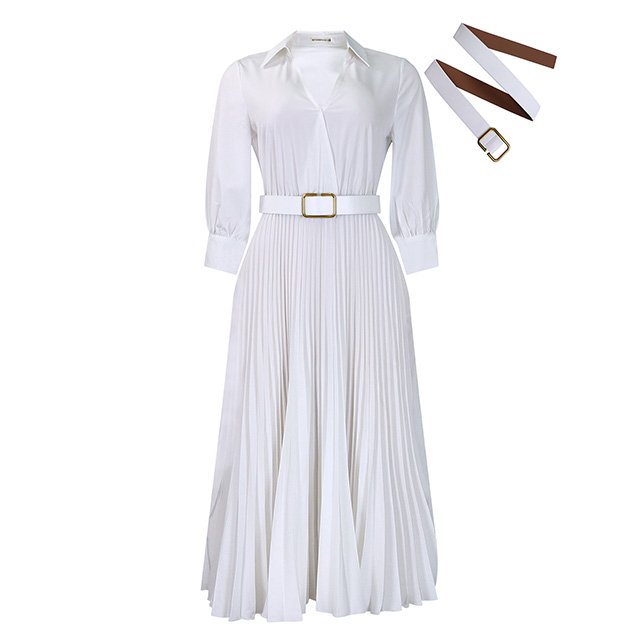 Summer High Quality Comfortable Dress Beach Breathable Pleated Skirt Fashion Sexy Plus Size Tight Women's Dress