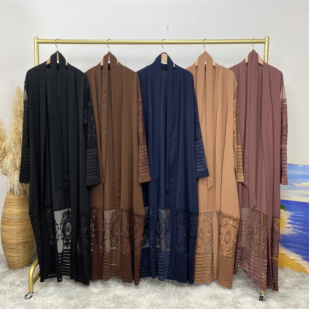 C-63 Abayas Dubai Clothing 2023 Turkey Kaftan Islamic Clothing Abaya Women Muslim Dresses