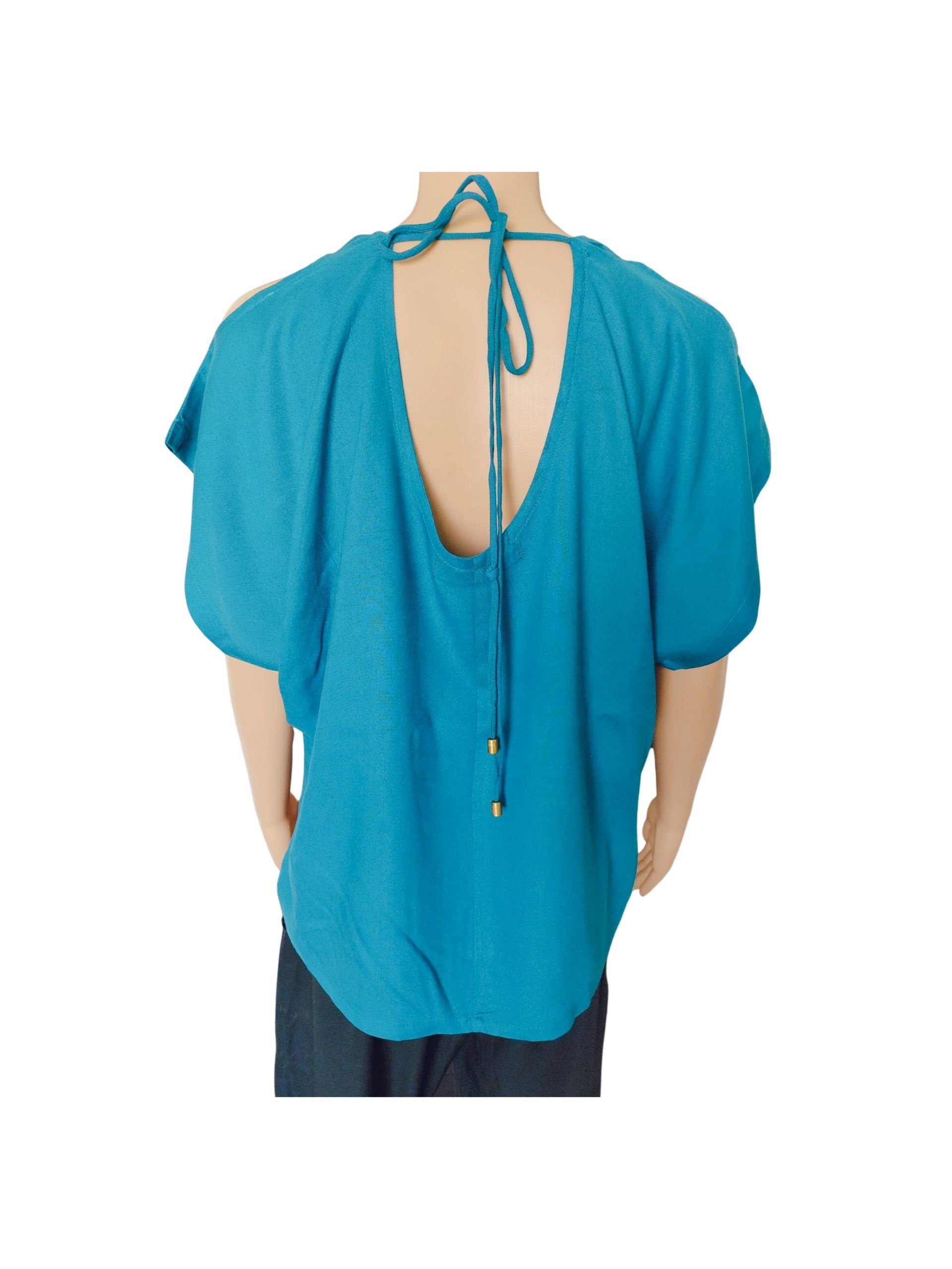 Simple Fashion Women's Summer Silk Blouse Medium Sleeve V-Neck Casual Wear Tops Ready for Export in Bulk Quantity