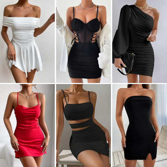 Inventory women's soft and loose summer slim fit used casual dresses for low price sale