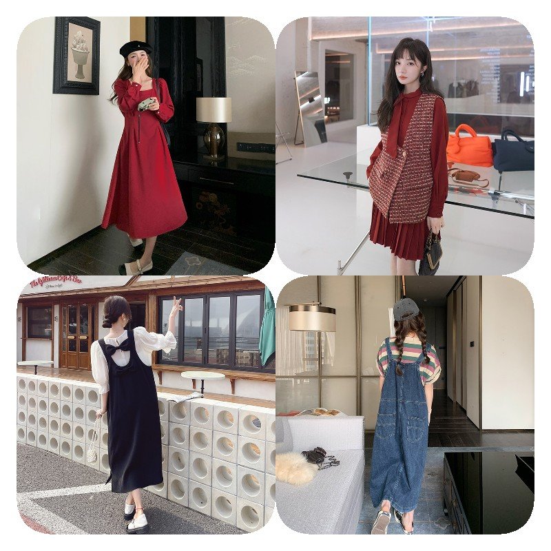 The new quick sell Chinese dress lovely gentle and sensible everyone boudoir temperament casual dress girls