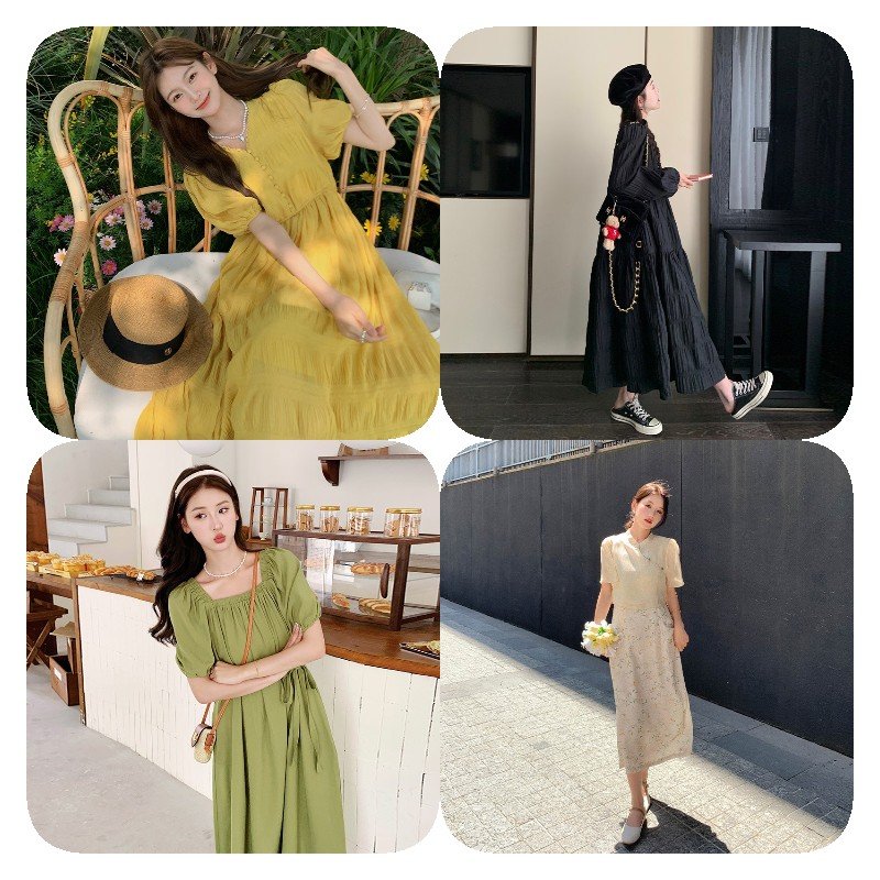 The new quick sell Chinese dress lovely gentle and sensible everyone boudoir temperament casual dress girls