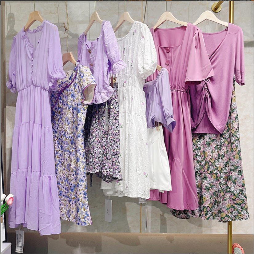 Clearance Women's clothes wholesale casual dresses T-shirts mixed packaging random delivery stock clothing