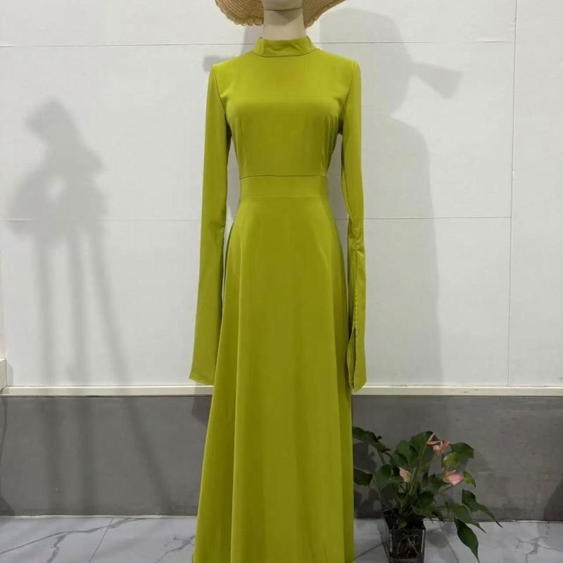 2024 Banquet Luxury Dress Women Long Casual Dress oversized elegant high waist Causal Occasion Gowns Dubai Arab dress