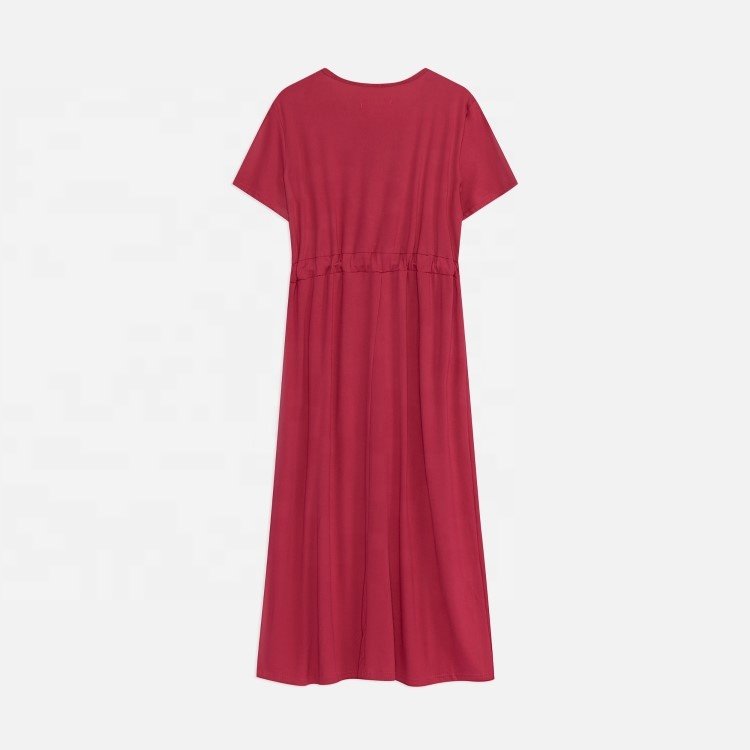New Fashionable Summer Waist Closure Casual Daily African Loose Ladies Long Women Dress