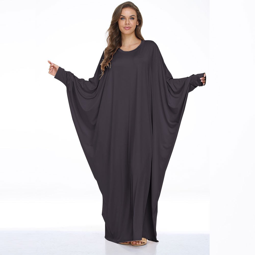 2024 New Hot Selling Dubai Middle East Large Women's Batrobe Casual Dress Muslim Robe Cross border Clothing