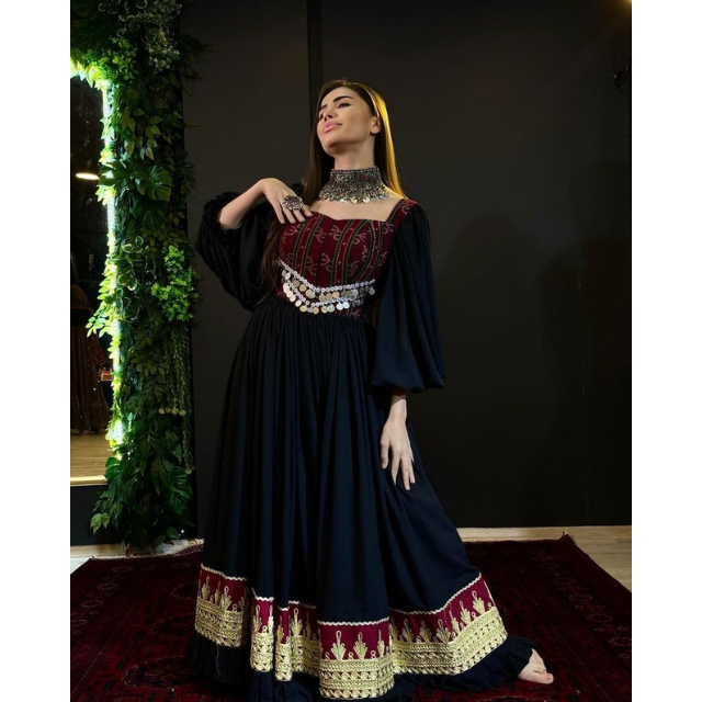 Wholesale Price Clothing Manufacturer's from Pakistan Customized Embroidery Design Afghan Kuchi Tribal Vintage Dresses for Women