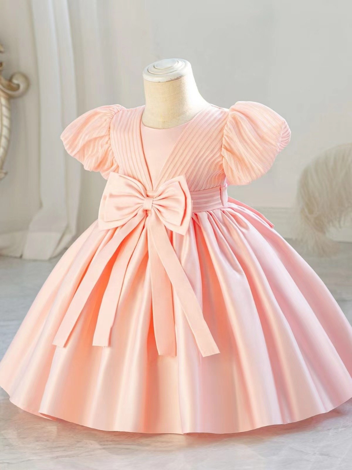 Little Girls Boutique Summer Dress Girl Daisy Floral Satin Sundress Children Clothes Wear elegant casual dresses