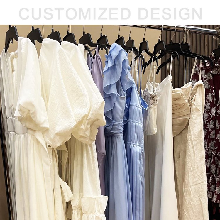 Custom Clothing Factory Summer Lovely A Line Pleated Shirt Dresses Women Lady Elegant Office Midi Long Puff Sleeve Casual Dress