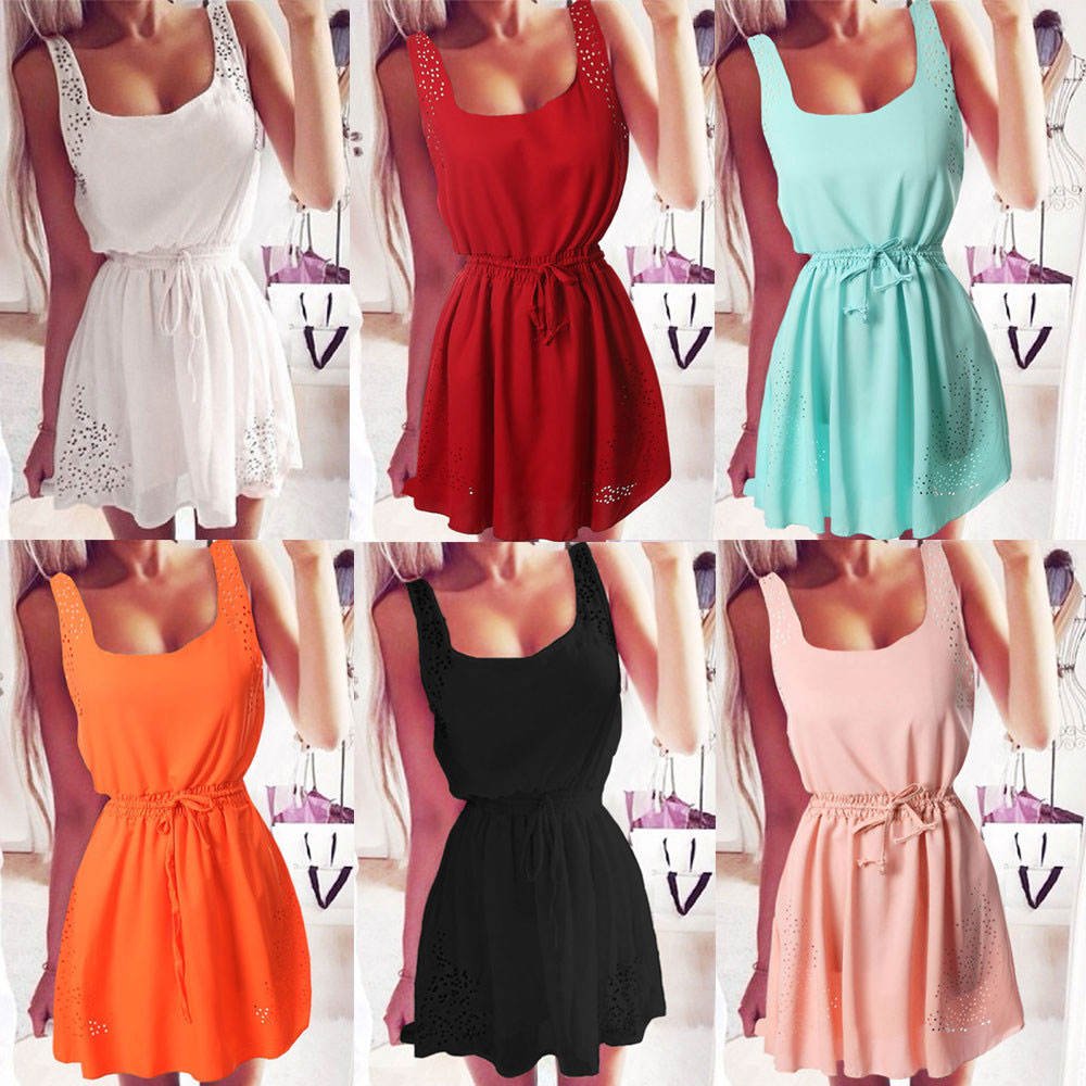 Factory Wholesale Fashion Summer Sexy Brand New Inventory Women Evening Casual Dresses
