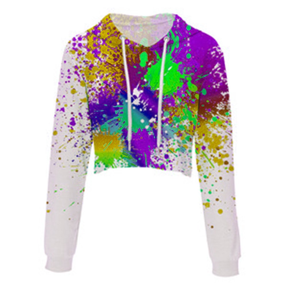 Printed Cotton Polyester Fleece Ladies Streetwear Jogger Sets Two Piece Hoodie Sweatshirts Crop Top Hoodies and Jogger Set OEM