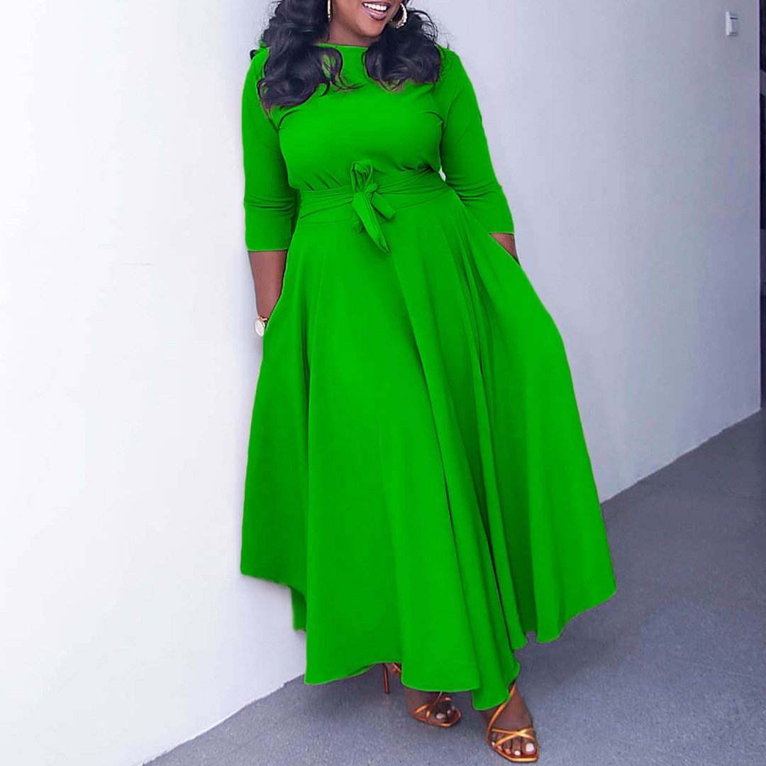 European and America Plus Size Women's Casual Dresses plus size woman's clothing plus size dresses women