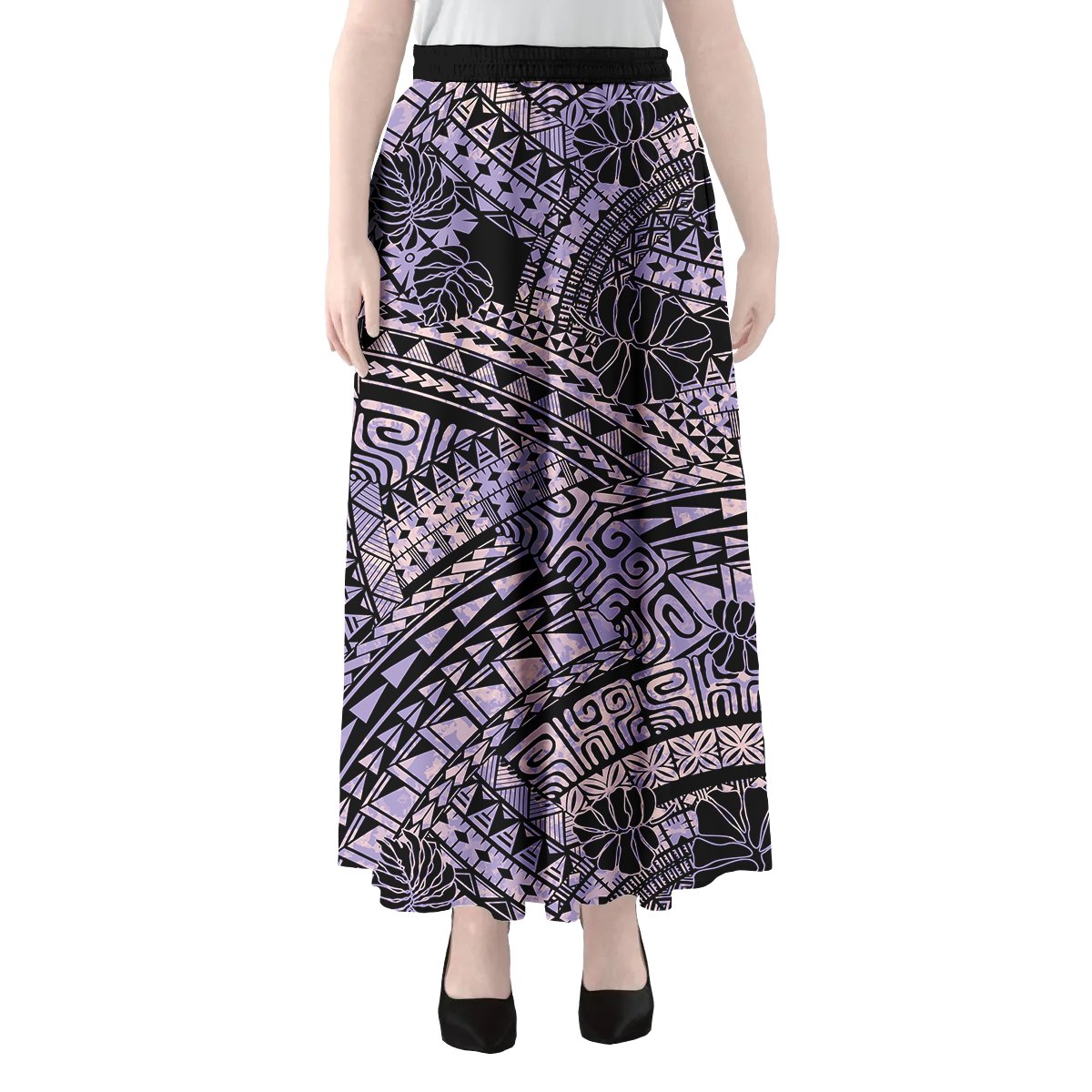 Wholesale Custom Polynesian Dress Samoan Puletasi Pacific Island Evening Dresses Women Elegant Lady Skirts