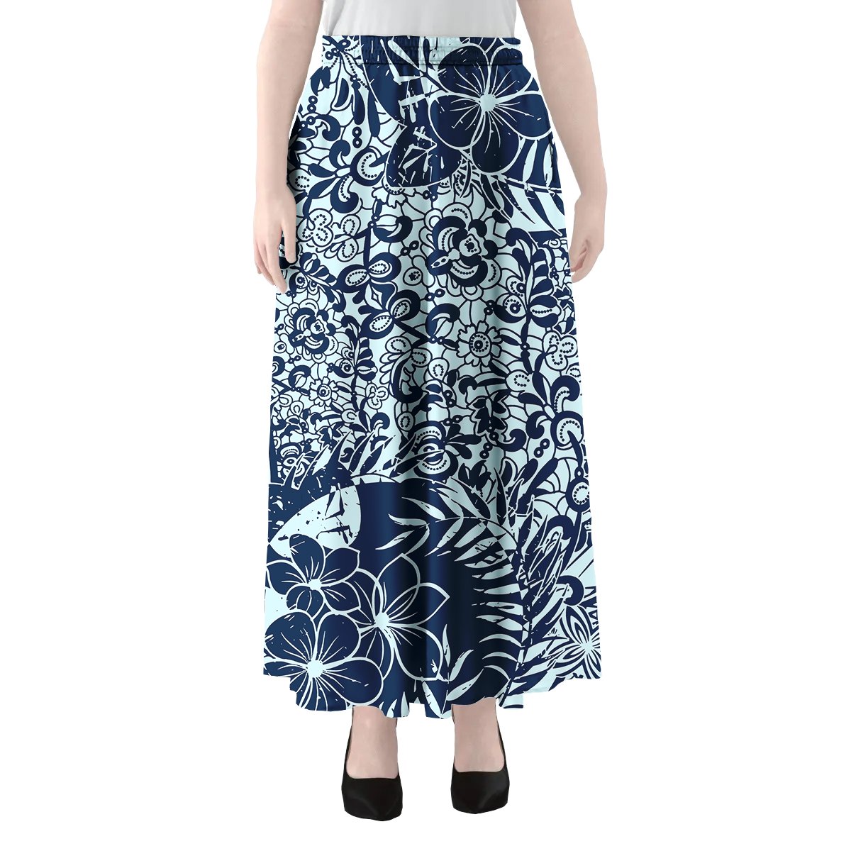 Wholesale Custom Polynesian Dress Samoan Puletasi Pacific Island Evening Dresses Women Elegant Lady Skirts