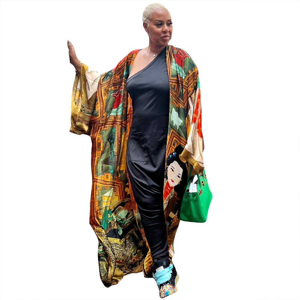 BuPao Yiwu Market Wholesale robe femme women african clothing Fashion Casual Trench long dresses women