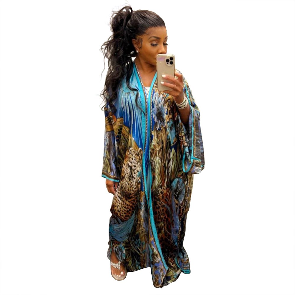 BuPao Yiwu Market Wholesale robe femme women african clothing Fashion Casual Trench long dresses women
