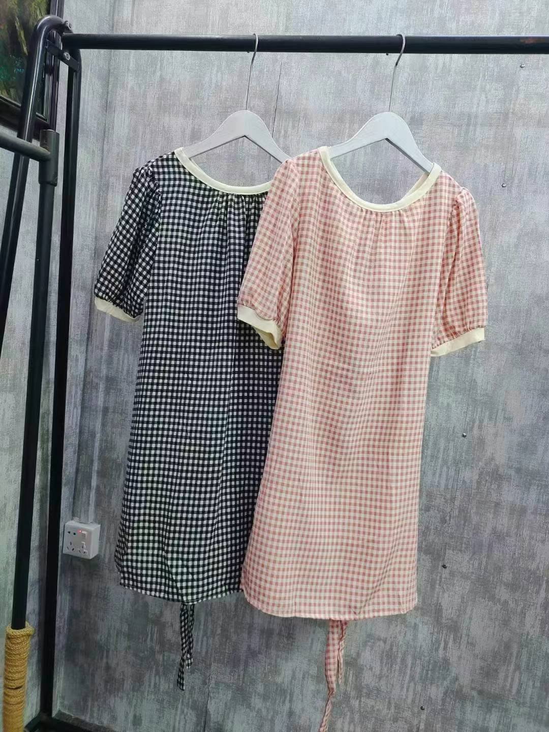Dress Women's summer Korean version of the sleeve dress