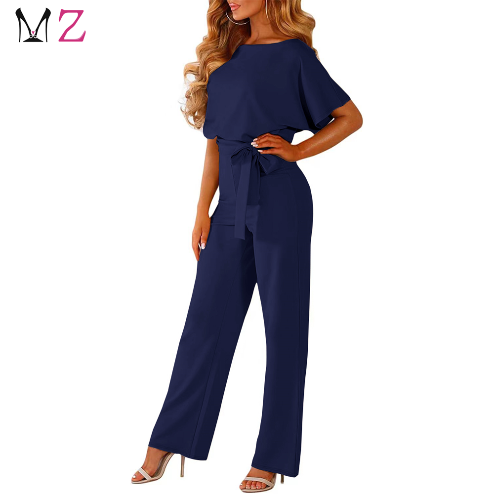 Casual Dress Long Sleeve Swing Dress Lace up Dress Print Wholesale Customization European and American Flower Summer Stand Loose