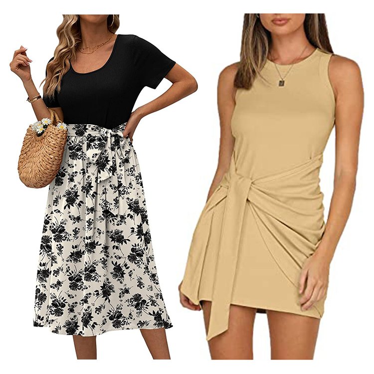Daily casual ins style summer plus size wrap long dress high quality breathable ladies casual dress