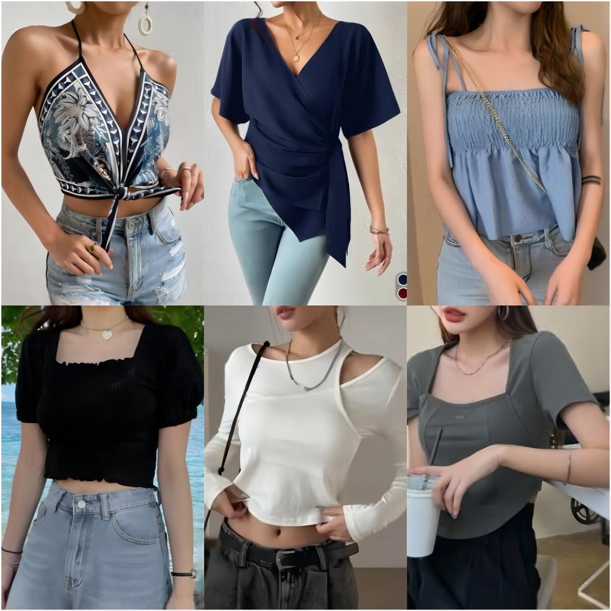 Clearance Sale Ladies Casual Dress Clothes Bundle Bale Mixed Woman Cheap Clothing Wholesale Bulk Floral Crop Tops For Women Sexy