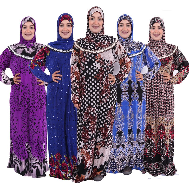 MIDDLE EAST Wholesale Colorful African Clothing Women Abaya Dresses Support In-stock Items Adults Long Sleeve Abaya Dubai 2000