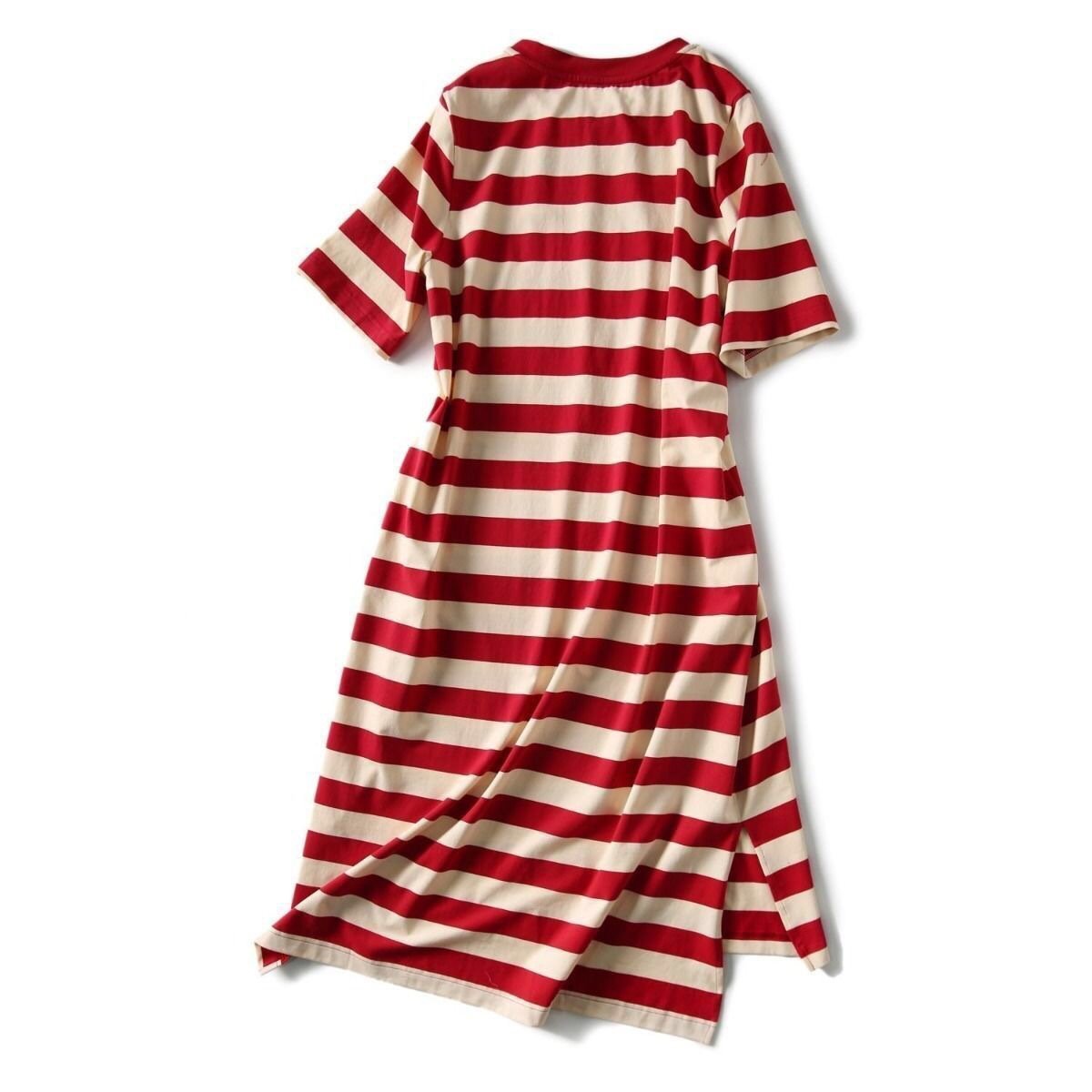 Summer Casual Dresses Round Neck Women's Dresses slim-fit Midi dress