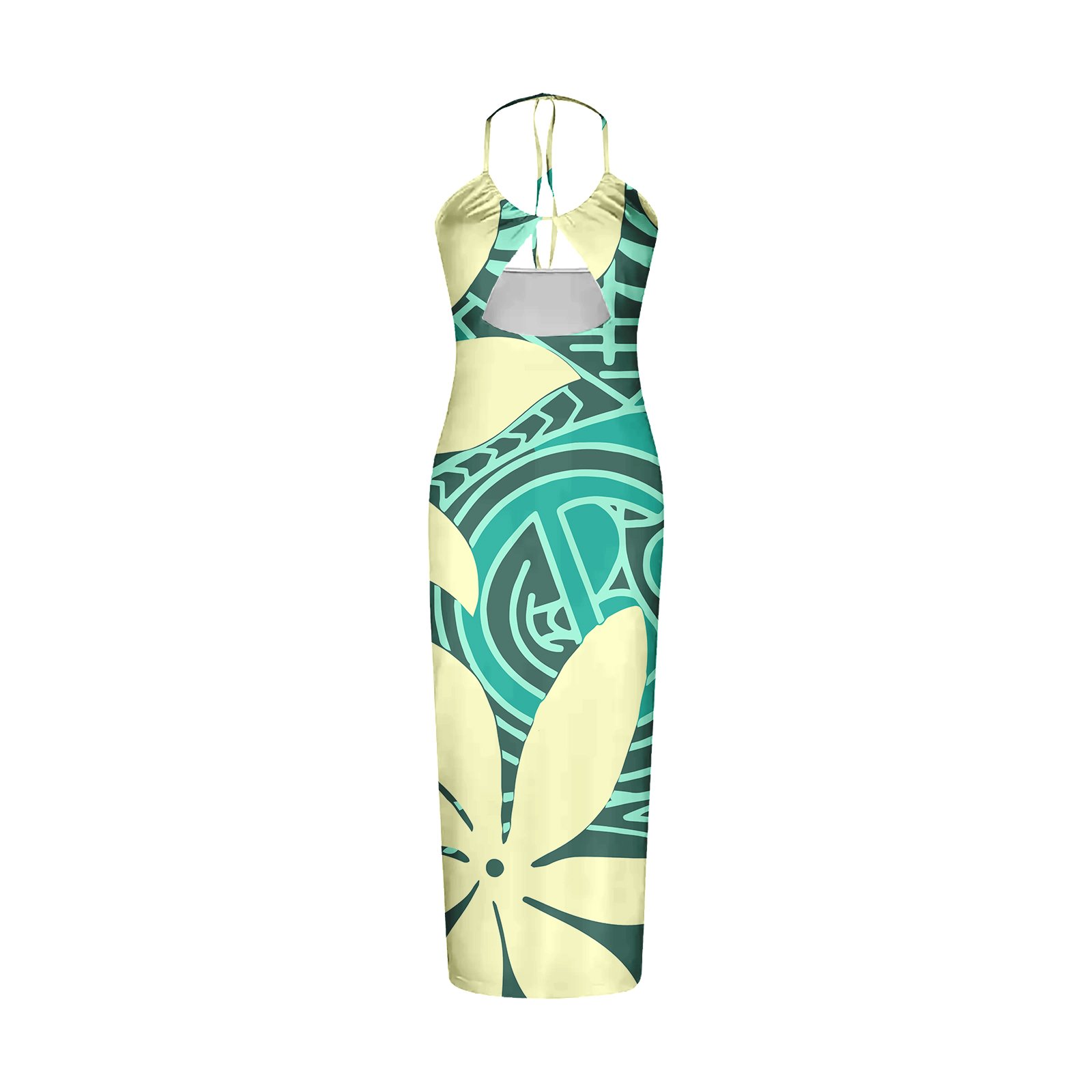 Polynesian Casual Dresses Custom Design Loose Elegant Puletasi Polynesian Tribal Dresses Comfy Sexy Evening Dress