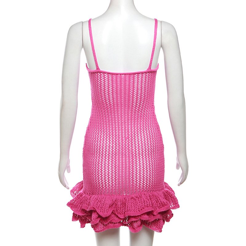 New arrivals summer stylish cute 2024 knitted ruched woman clothes women's dresses