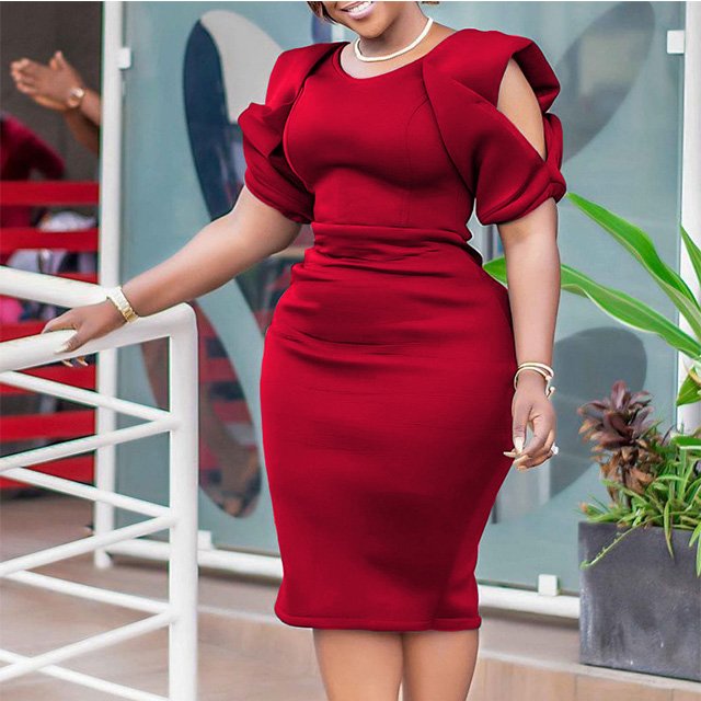 Summer High Quality Comfortable Dress Beach Breathable Pleated Skirt Fashion Sexy Plus Size Tight Women's Dress