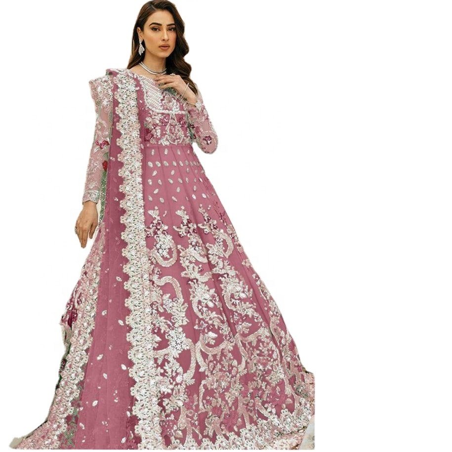 Bollywood-Style Heavy Designer Ready-to-Wear Salwar Kameez Suit for Women for Party Wear Made Modal Pakistani-Style Indian Dress