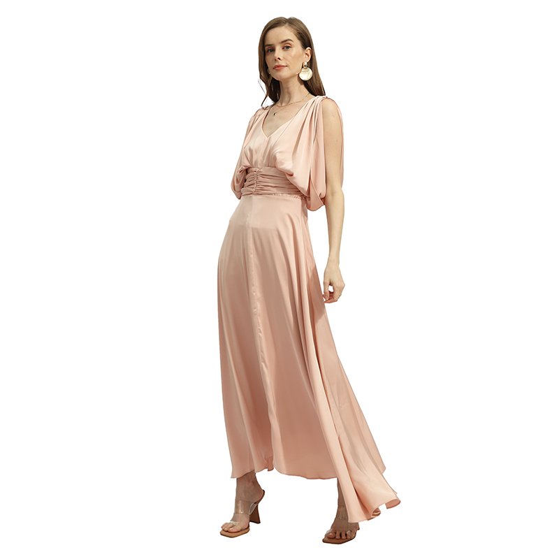 Custom lady Elegant Loose Dress For Women Fashion ladies Casual Dresses Summer Female Party Evening Robes daily dress
