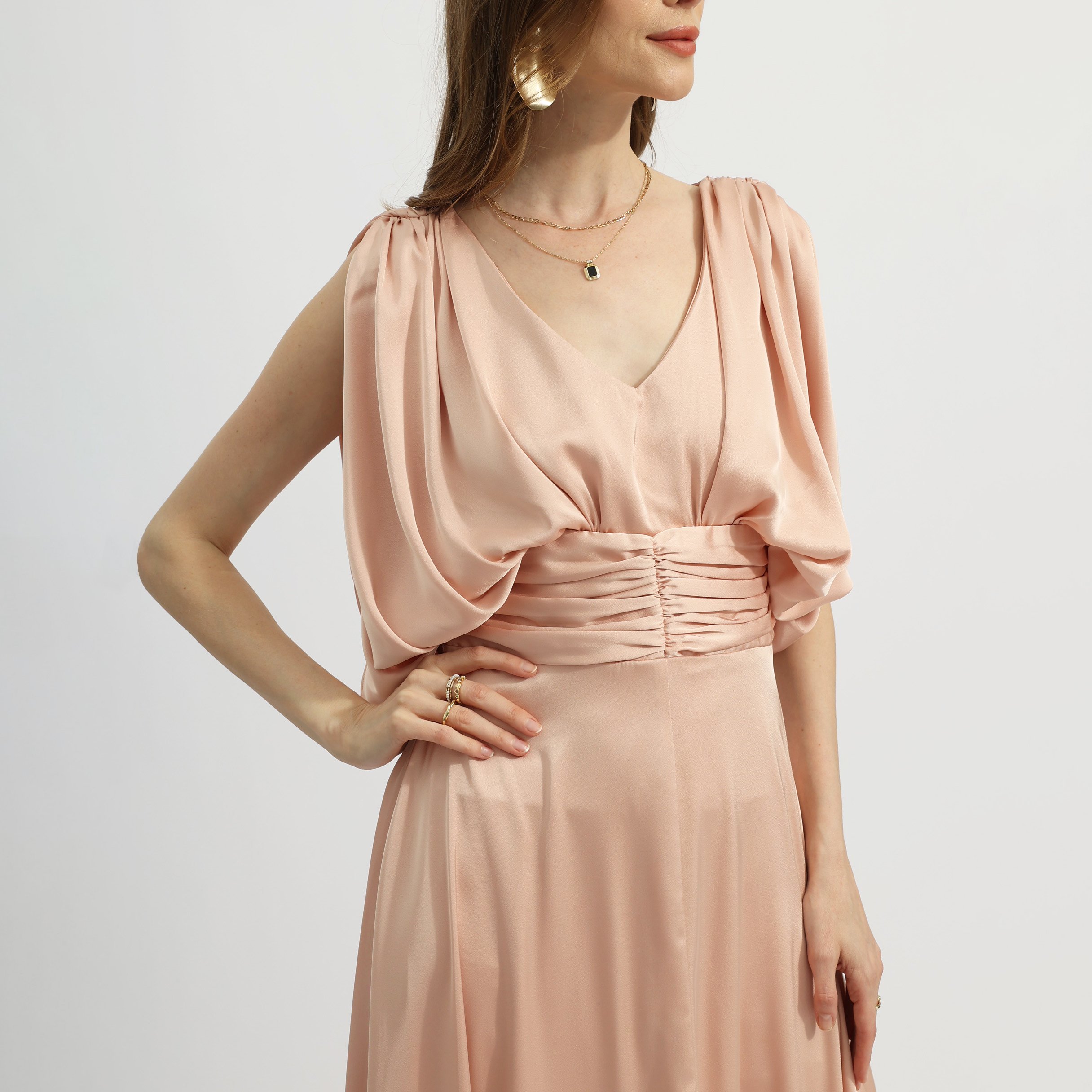 Custom lady Elegant Loose Dress For Women Fashion ladies Casual Dresses Summer Female Party Evening Robes daily dress