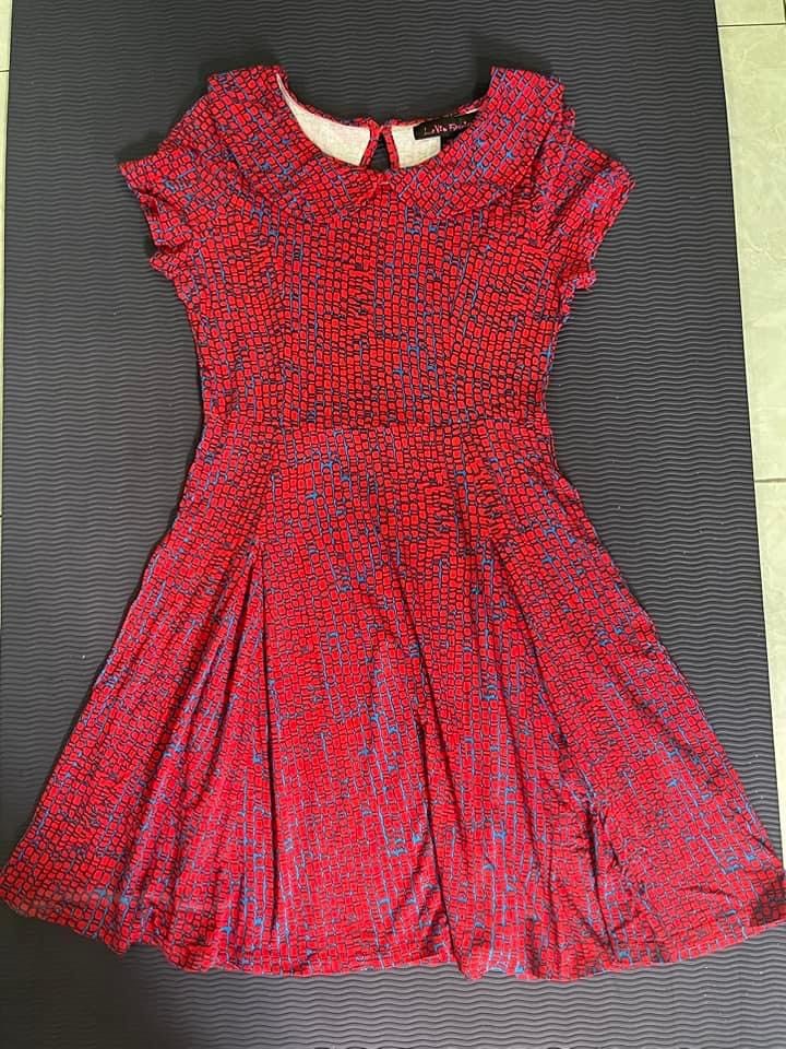Summer Casual Dresses O-Neck Sweet Style Knee-Length Natural Waistline Multicolor Dry Cleaning Dress for Kids