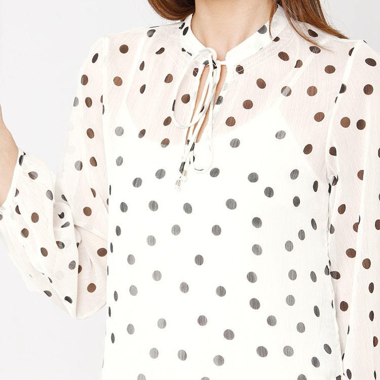 Wholesale Custom Cheap Price Women Clothes 100% Chiffon Long Sleeve Maxi Casual Dresses