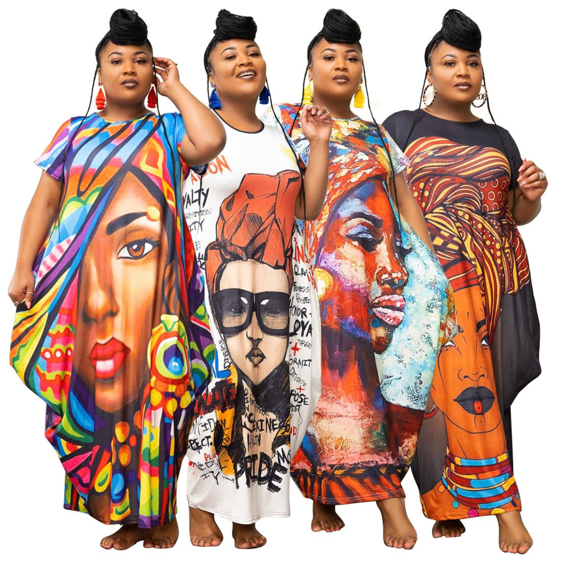 BuPao Yiwu factory Casual Evening Dresses Woman Apparel Summer 2024 Stylish Sexy Party Lady Yellow Tie die Skirts xxxxl clothing