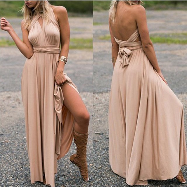 Summer High Quality Comfortable Dress Beach Breathable Pleated Skirt Fashion Sexy Plus Size Tight Women's Dress