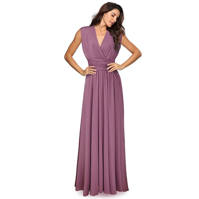 Summer High Quality Comfortable Dress Beach Breathable Pleated Skirt Fashion Sexy Plus Size Tight Women's Dress