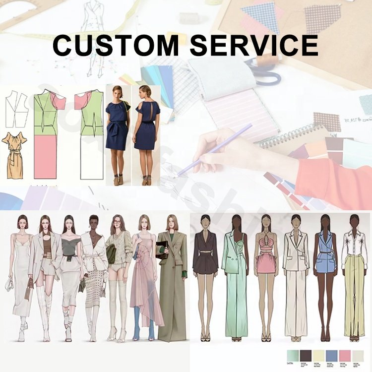 Custom Women Clothing Manufacturer Lady Mini Maxi Midi Sexy Party Cocktail Bodycon Elegant Summer Bandage Dinner Casual Dress