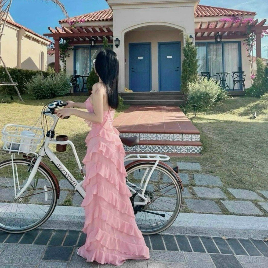 maxi ladies hot Women dress fashion Casual Reasonable Price chiffon Casual Washable Customized Packaging Vietnam Manufacturer