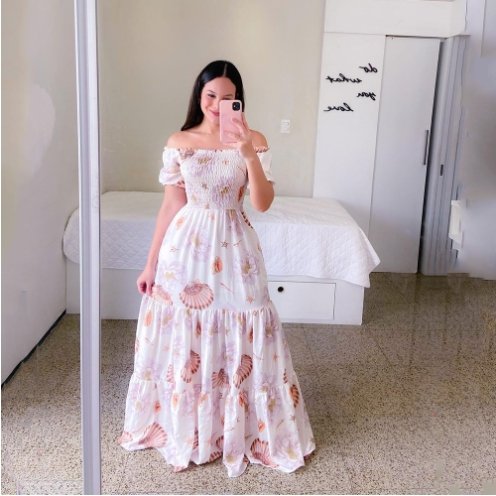 Summer Maxi Long Dress For Ladies 2024 Custom Floral Print Casual Dresses Women