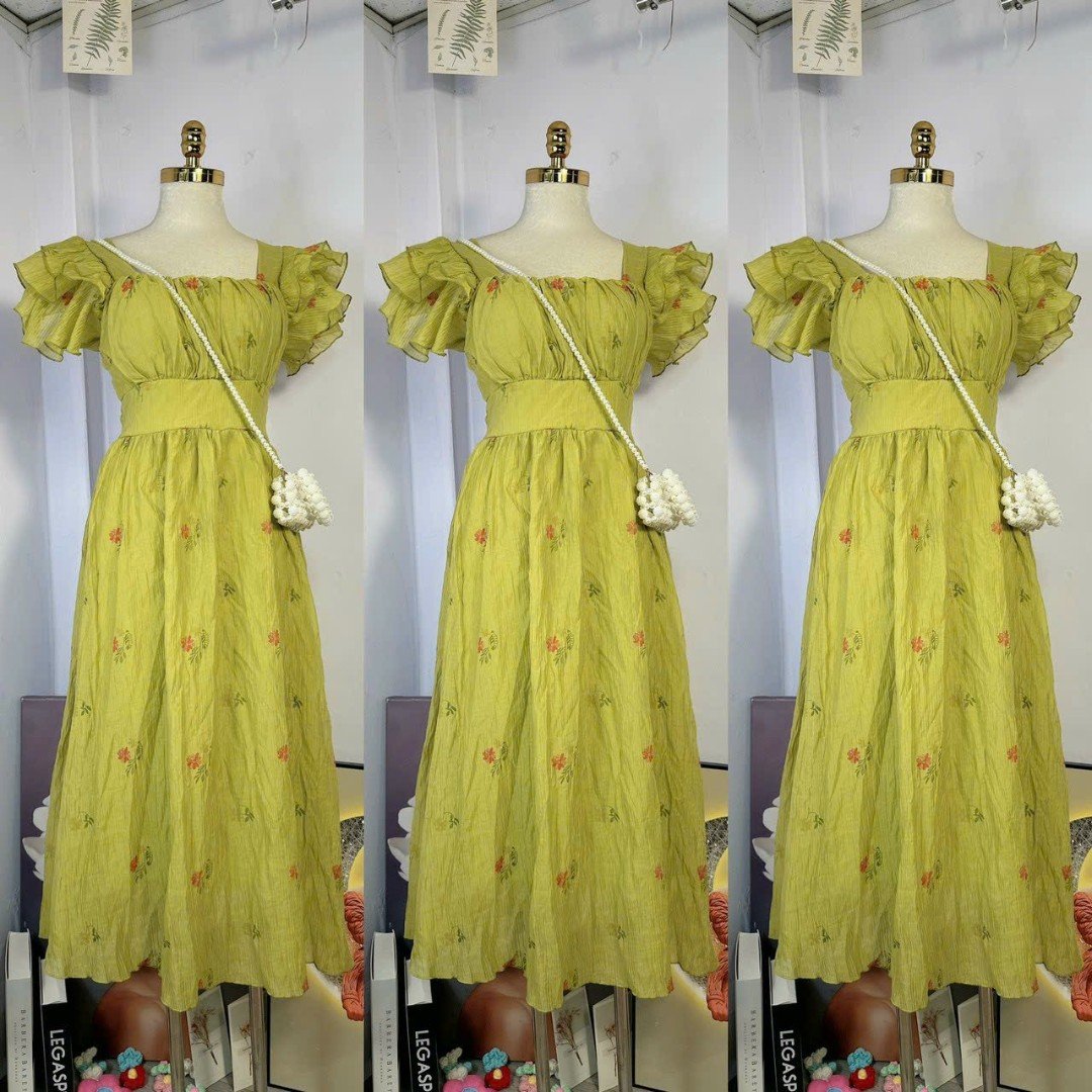 2024 party dress Summer Long Casual Dresses Chiffon Maxi Lady Dress with Floral Pattern Reasonable Price Customizable Washable