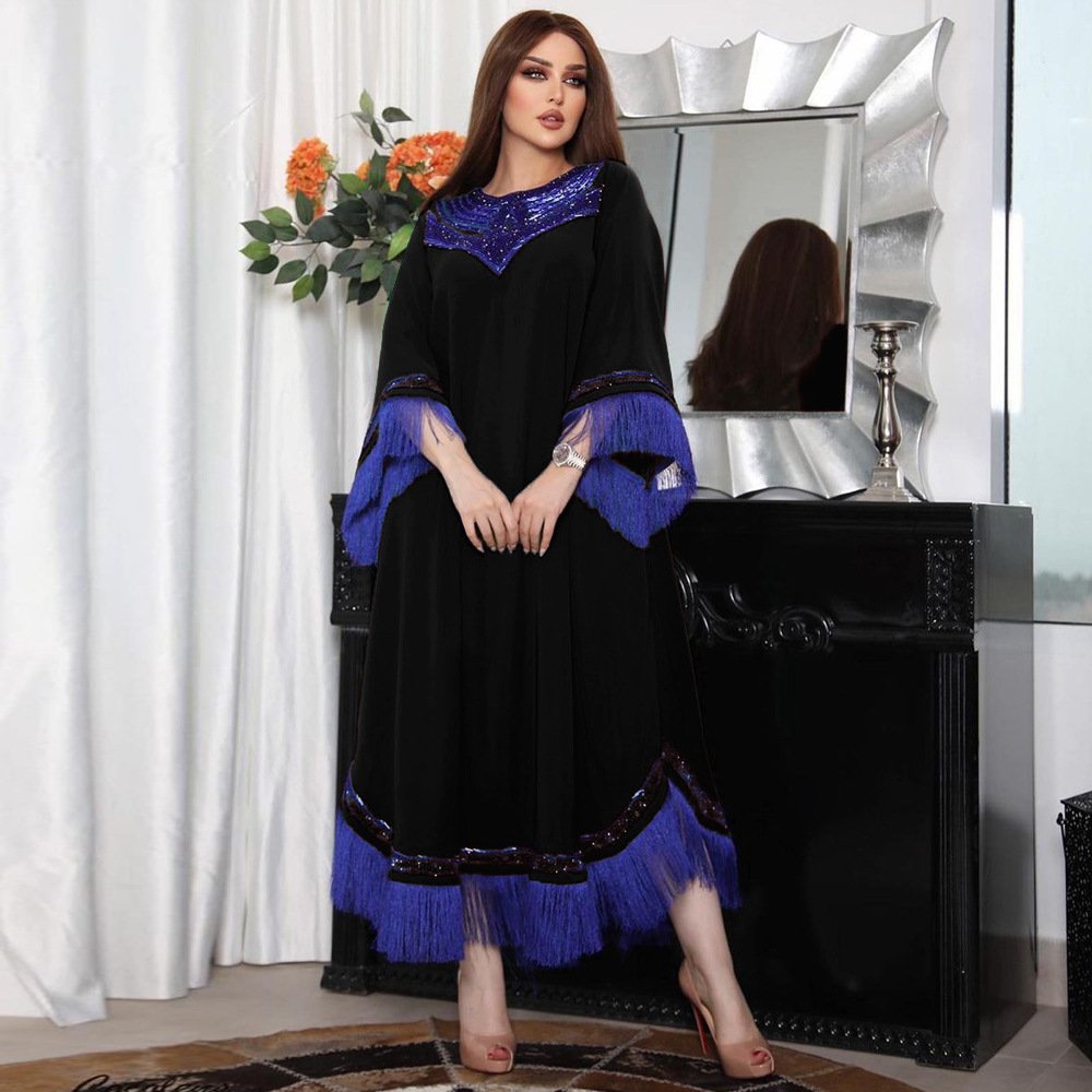 R-140 Abayas Dubai Middle East Simple Modest Kaftan Islamic Clothing Abaya Women Muslim Dresses